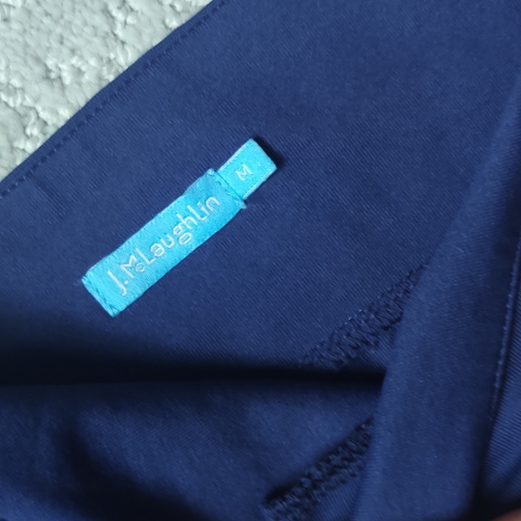 J. McLaughlin Deep Blue Dress Sz M - Picture 2 of 6